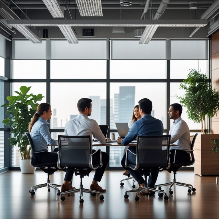 Business strategy illustration: Entrepreneurship remote team management in Entrepreneurship Blogs