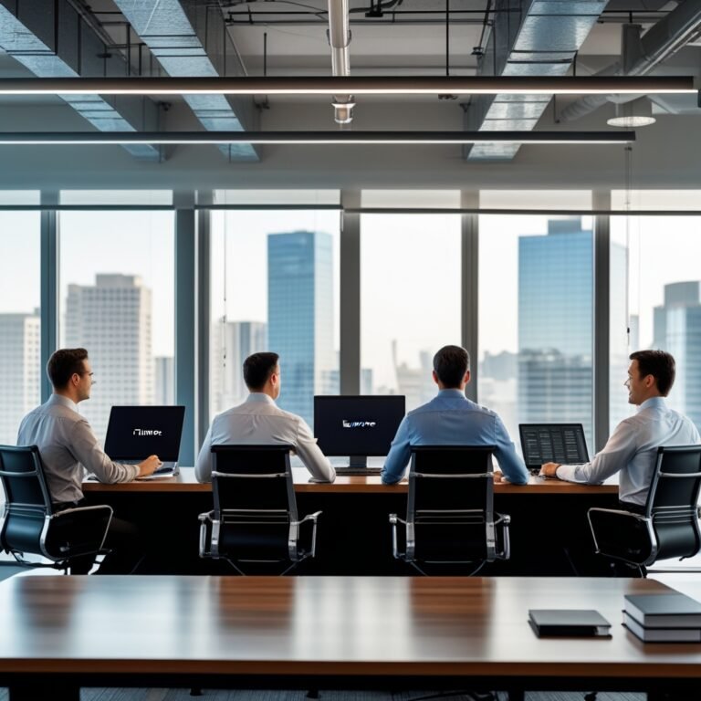 Business strategy illustration: Finance Tips remote team management in Finance Tips Blogs