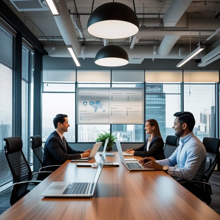 Business strategy illustration: Finance Tips remote team management in Finance Tips Blogs