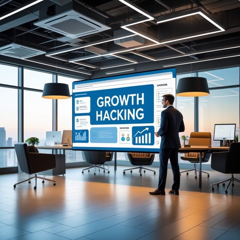 Business strategy illustration: Growth Hacking business growth strategies in Growth Hacking Blogs