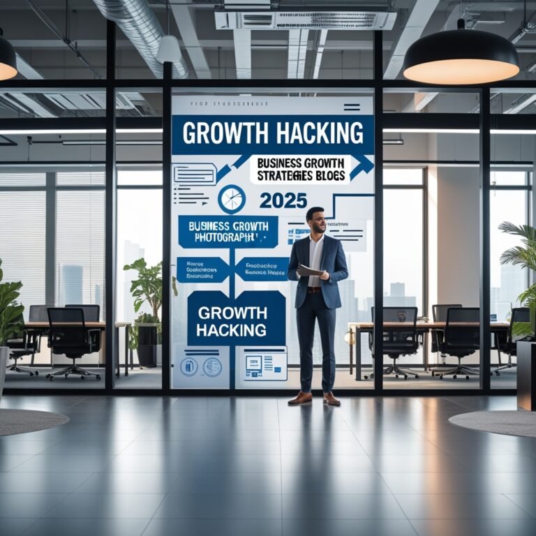 Business strategy illustration: Growth Hacking business growth strategies in Growth Hacking Blogs