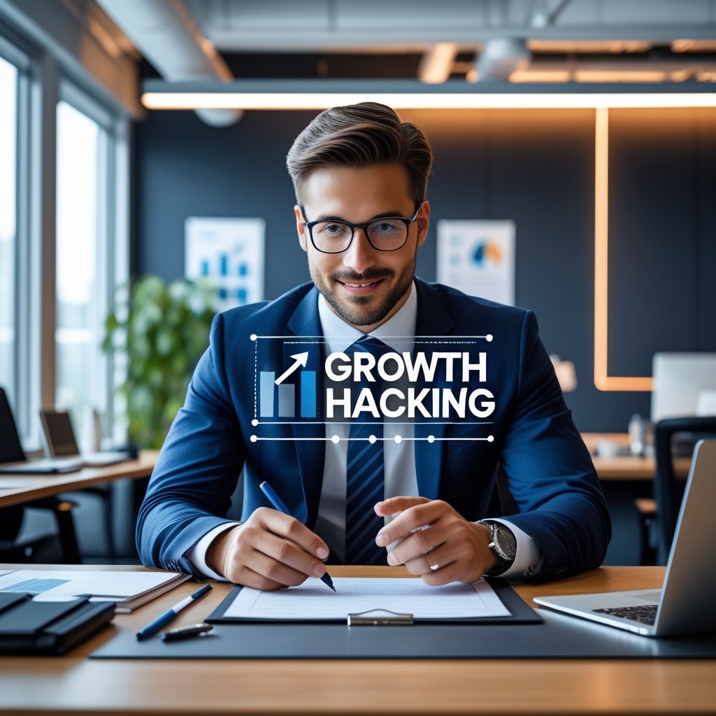 Business strategy illustration: Growth Hacking business growth strategies in Growth Hacking Blogs