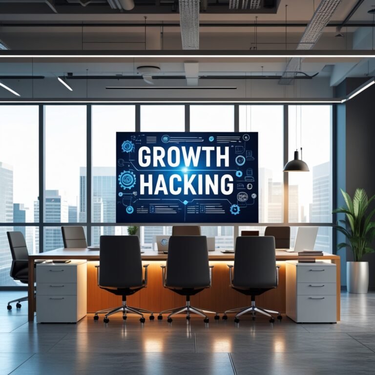 Business strategy illustration: Growth Hacking data driven decisions in Growth Hacking Blogs