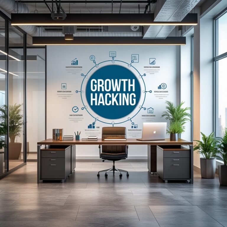 Business strategy illustration: Growth Hacking digital transformation in Growth Hacking Blogs