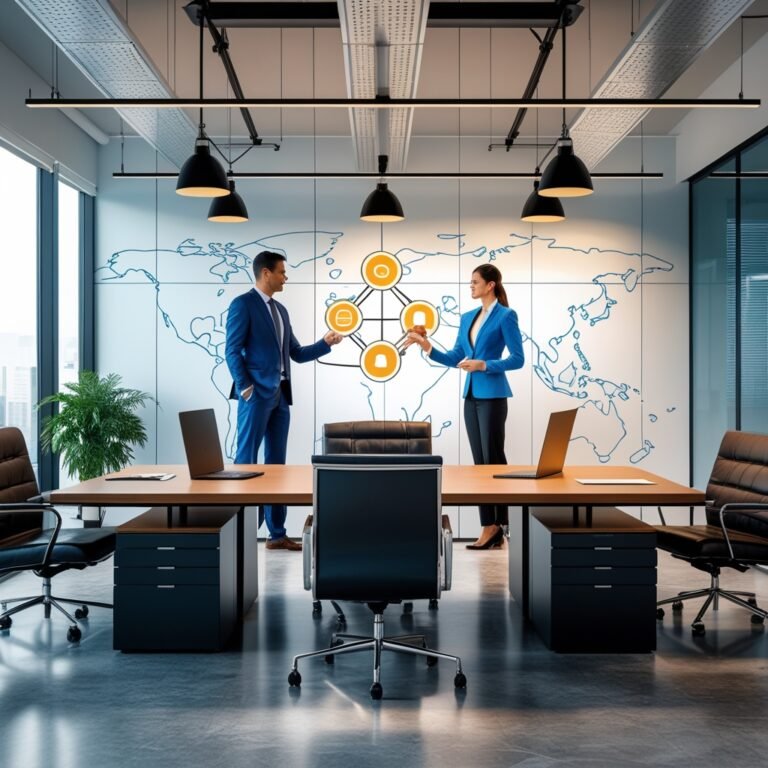 Business strategy illustration: Leadership digital transformation in Leadership Blogs