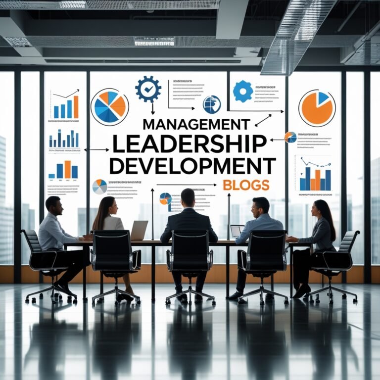Business strategy illustration: Management leadership development in Management Blogs