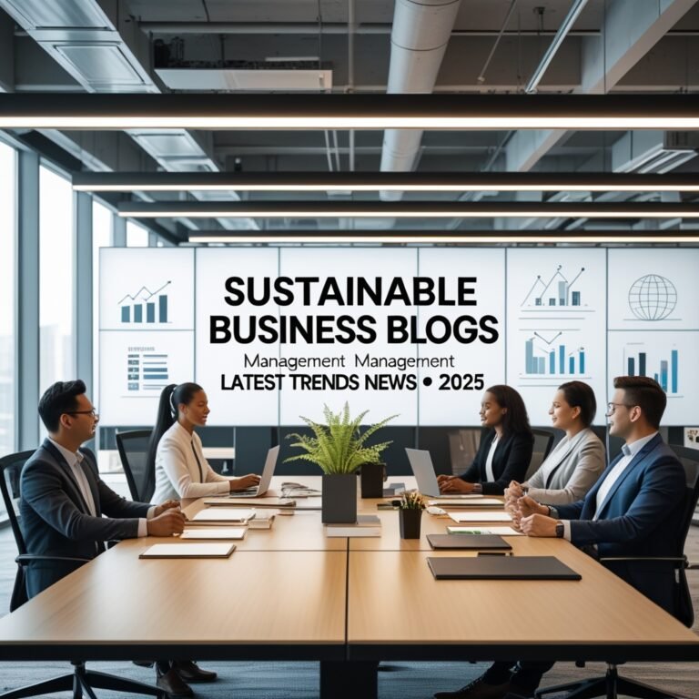 Business strategy illustration: Management sustainable business in Management Blogs