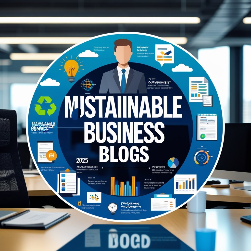 Business strategy illustration: Management sustainable business in Management Blogs