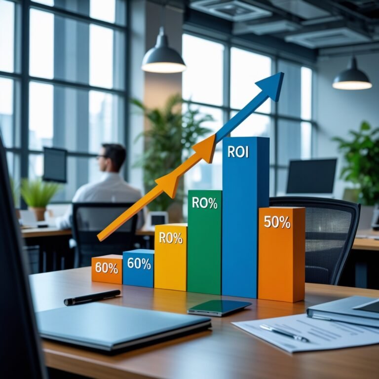 Business strategy illustration: Marketing data driven decisions in Marketing Blogs