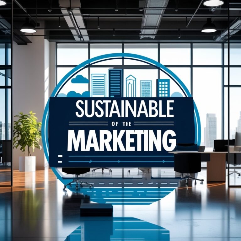 Business strategy illustration: Marketing sustainable business in Marketing Blogs