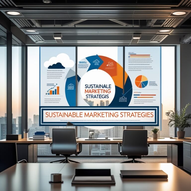 Business strategy illustration: Marketing sustainable business in Marketing Blogs