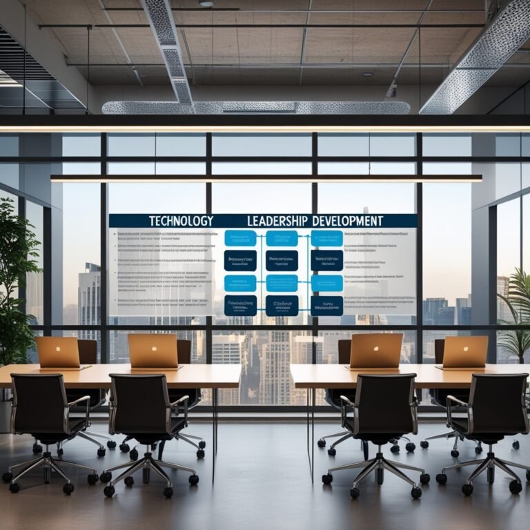 Business strategy illustration: Technology leadership development in Technology Blogs