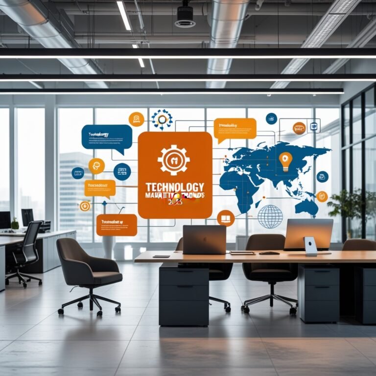 Business strategy illustration: Technology marketing trends in Technology Blogs