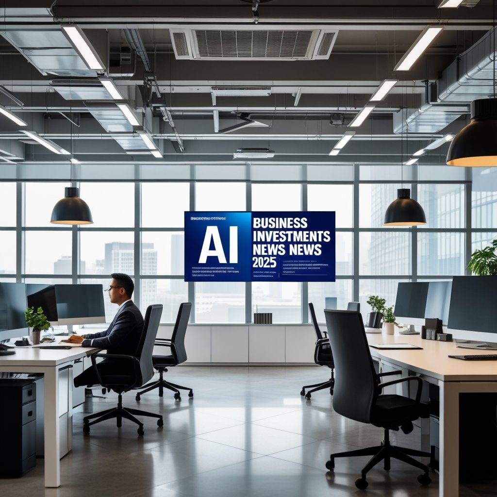 Business strategy illustration: Business News AI investments in Business News News