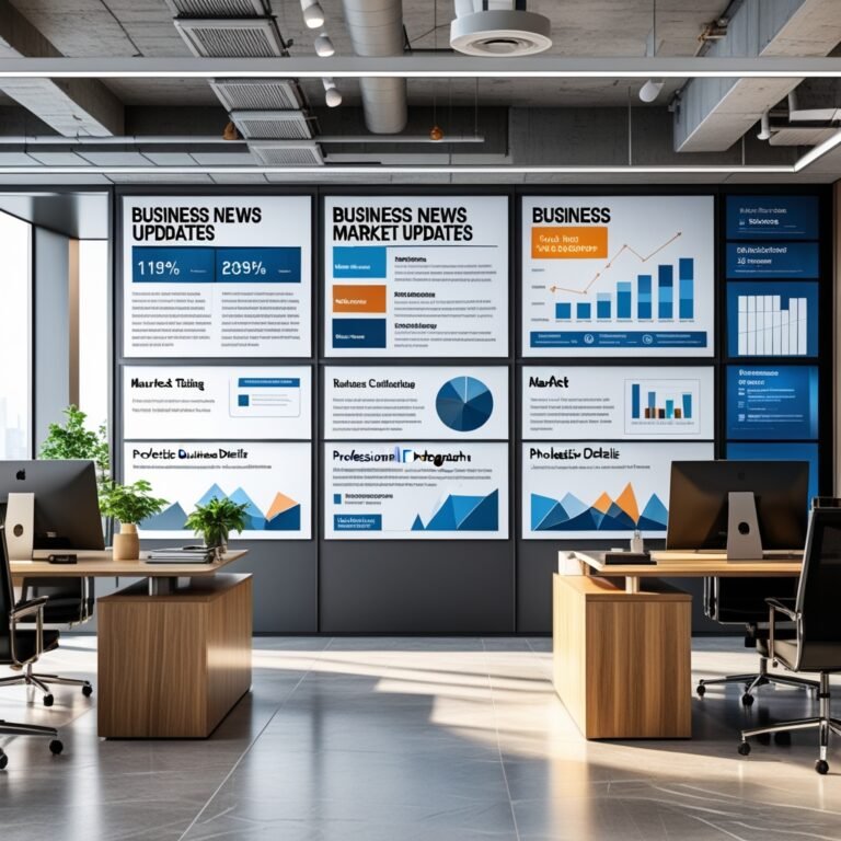 Business strategy illustration: Business News market updates in Business News News