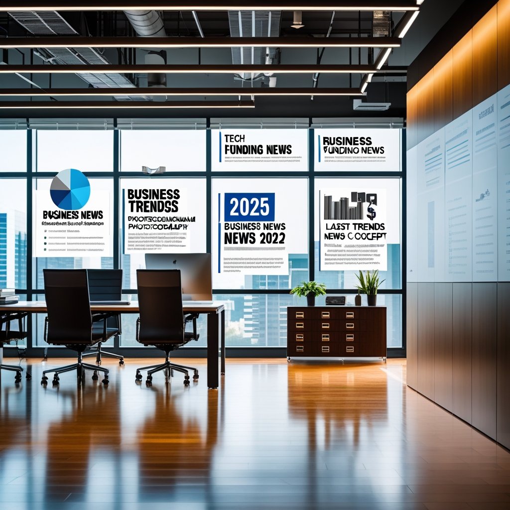 Business strategy illustration: Business News tech funding in Business News News