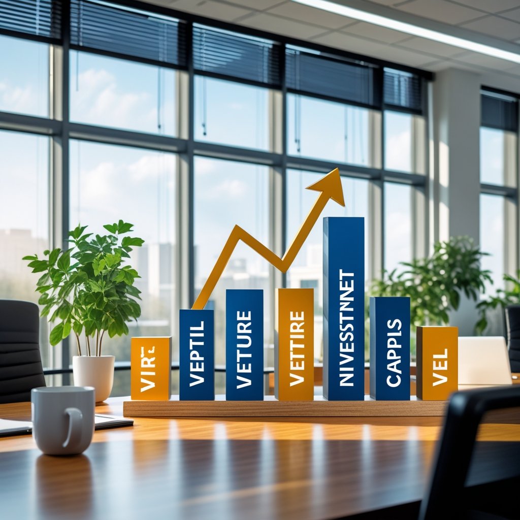 Business strategy illustration: Business News venture capital investments in Business News News