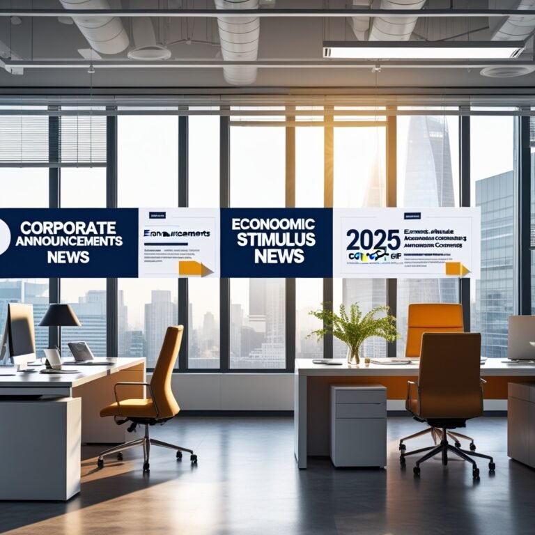 Business strategy illustration: Corporate Announcements economic stimulus in Corporate Announcements News