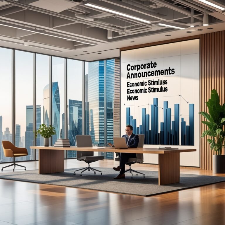 Business strategy illustration: Corporate Announcements economic stimulus in Corporate Announcements News