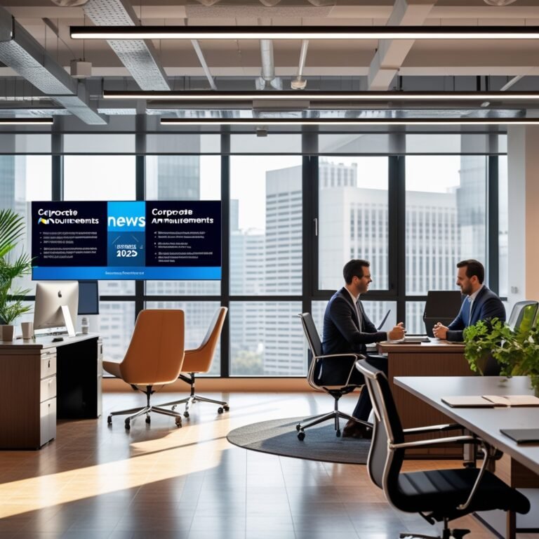 Business strategy illustration: Corporate Announcements venture capital investments in Corporate Announcements News