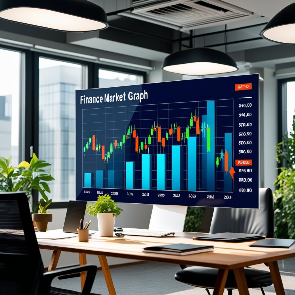 Business strategy illustration: Finance market updates in Finance News