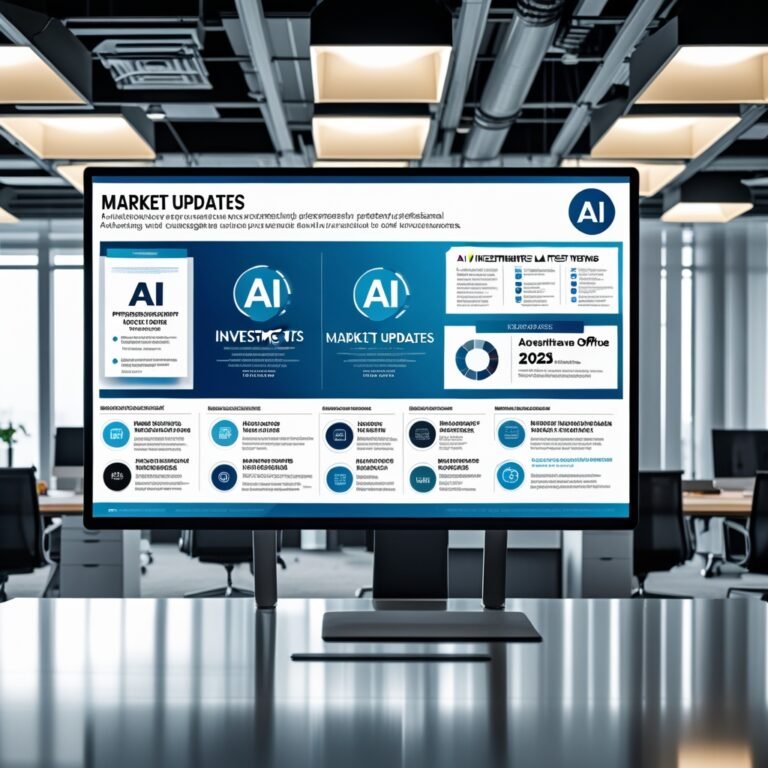 Business strategy illustration: Market Updates AI investments in Market Updates News
