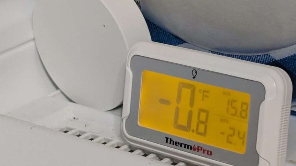 thermopro-fridge-thermometer-and-ikea-timmerflotte-in-freezer