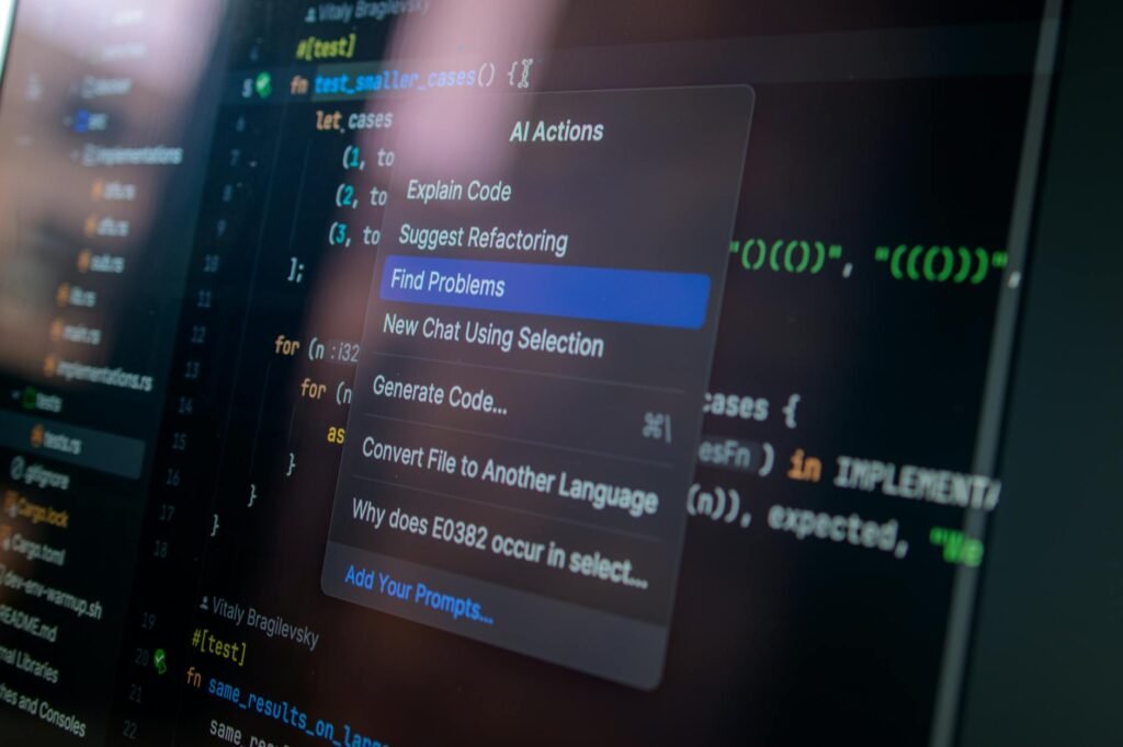 AI business without tech - AI entrepreneur without coding professional business image
