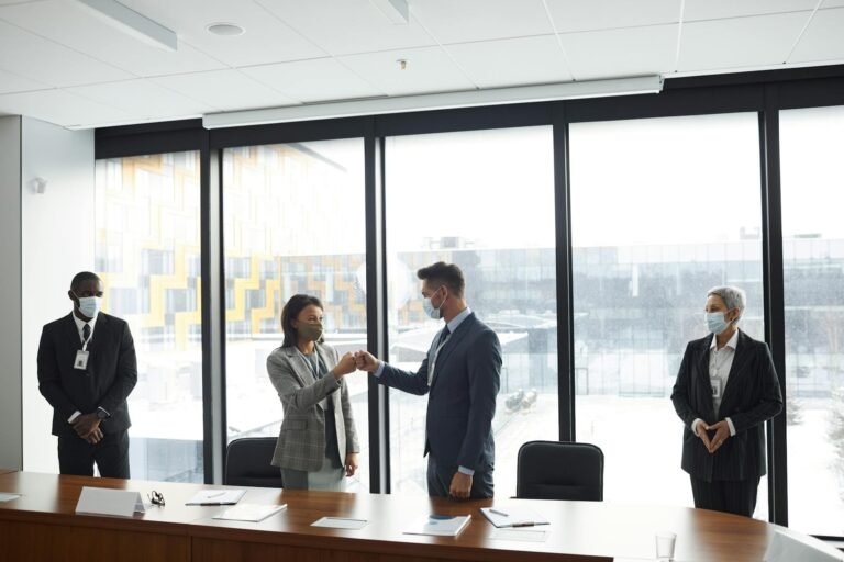 AI governance - enterprise AI governance meeting professional business image