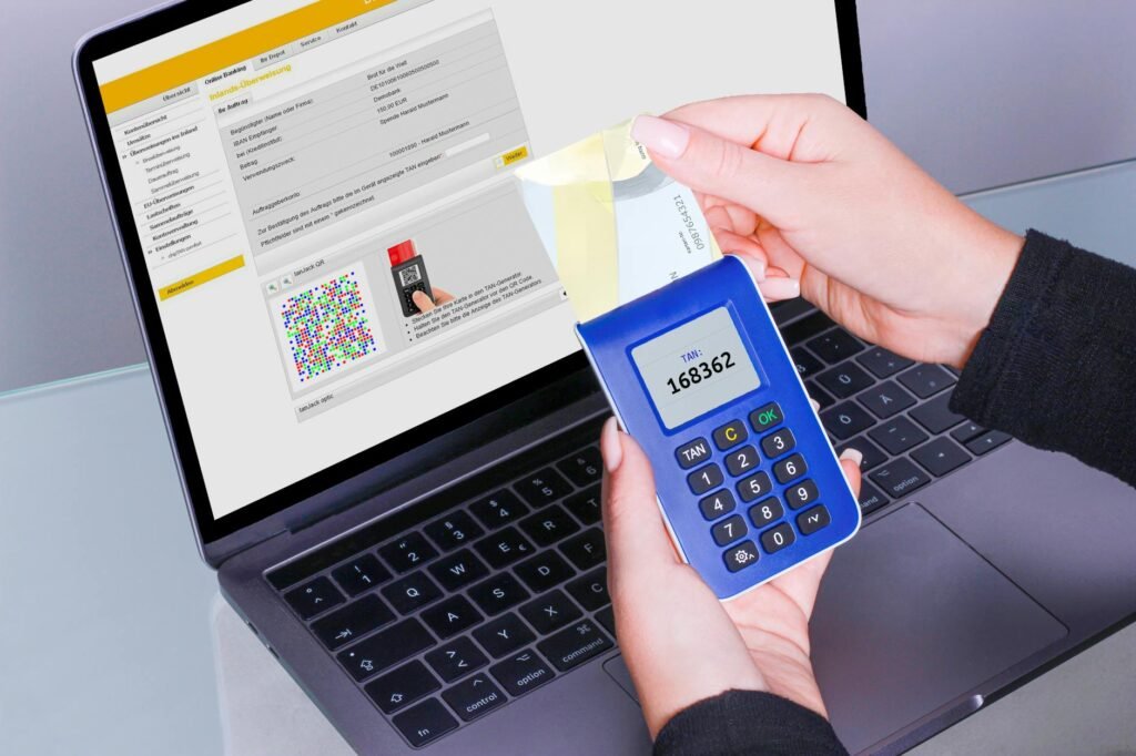 AI in banking security - AI cybersecurity bank security professional business image