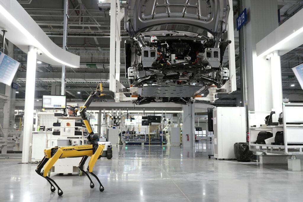 AI manufacturing growth - AI-powered factory automation professional business image