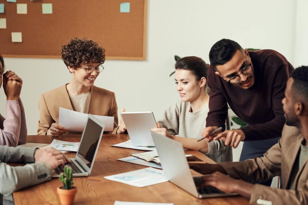 AI project management - AI project management team professional business image
