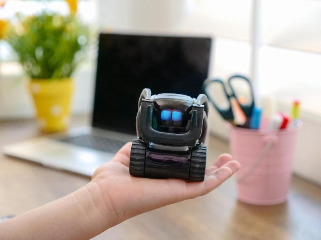 AI Security - AI security futuristic office professional business image