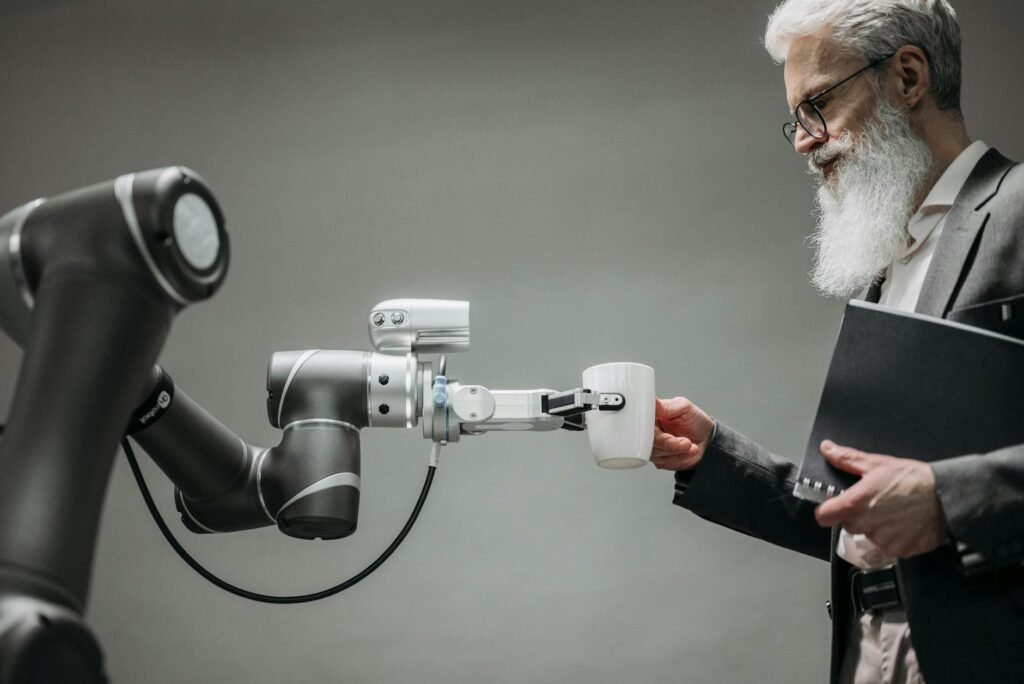 AI Winners vs Gimmicks - AI innovation workplace leadership professional business image