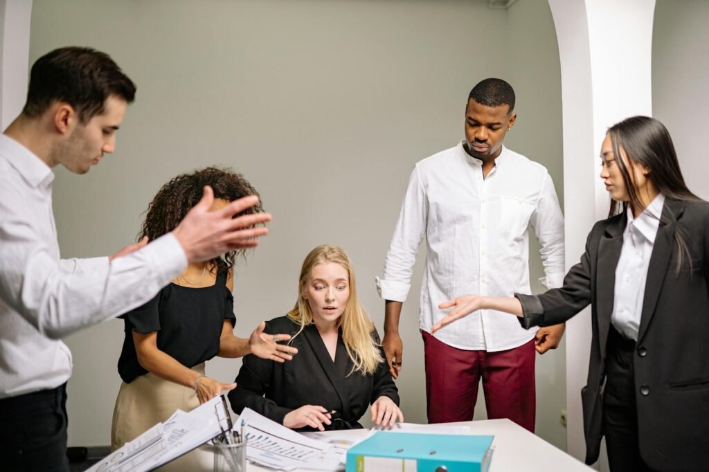 Anthropic safety change - Anthropic office AI team professional business image