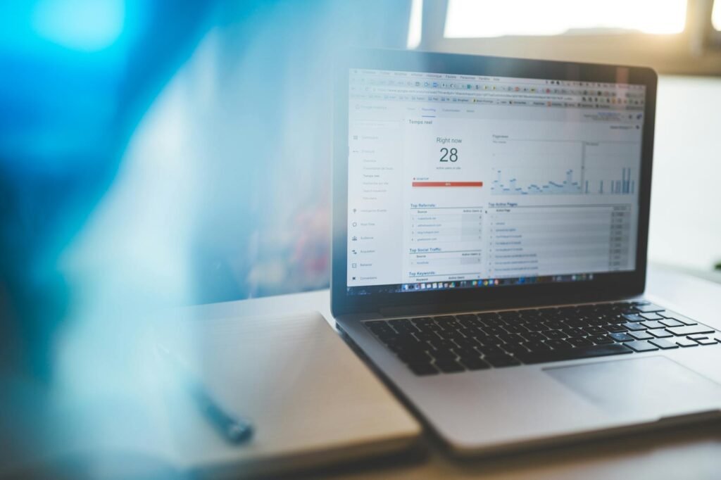 business analytics market - photorealistic business analytics dashboard professional business image