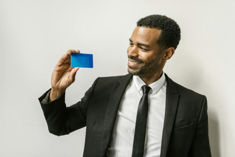 business vs personal credit cards - business professionals comparing credit professional business image