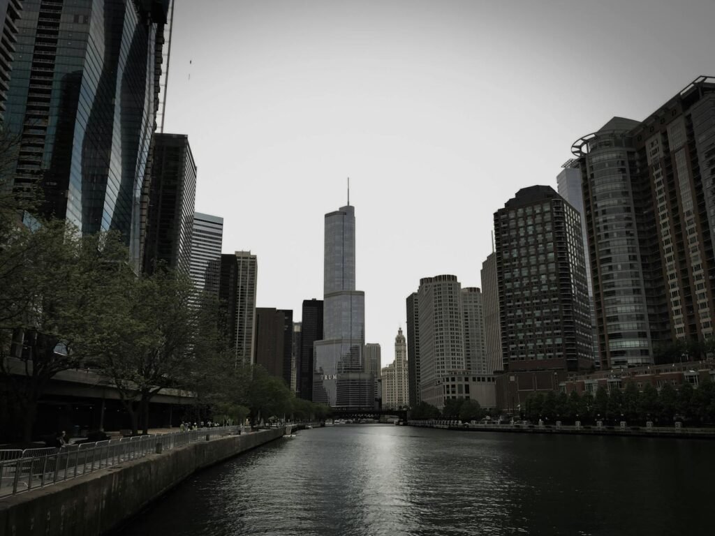 Chicago business growth - photorealistic Chicago business professionals professional business image