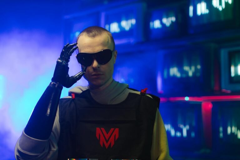 doomsday AI - cyberpunk doomsday AI control professional business image