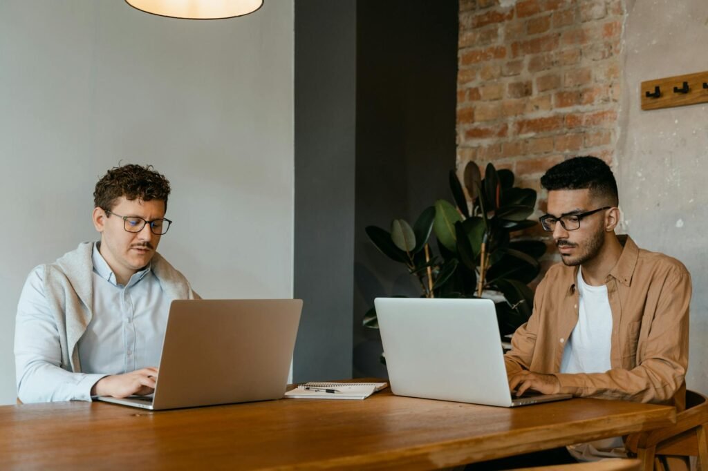 enterprise-led FinTech - enterprise fintech office workspace professional business image