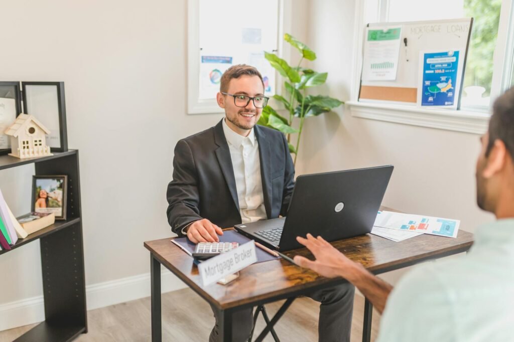 financial advisor cost - financial advisor office workspace professional business image
