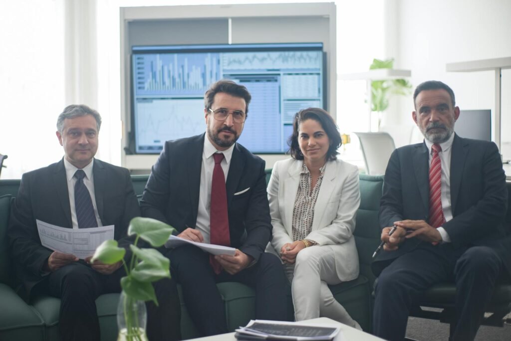 Freedom Corporate Q3 Results - corporate finance analysts discussing professional business image