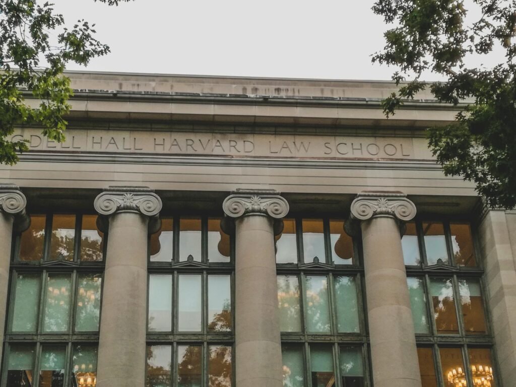 Harvard Business School knowledge - photorealistic Harvard Business School professional business image