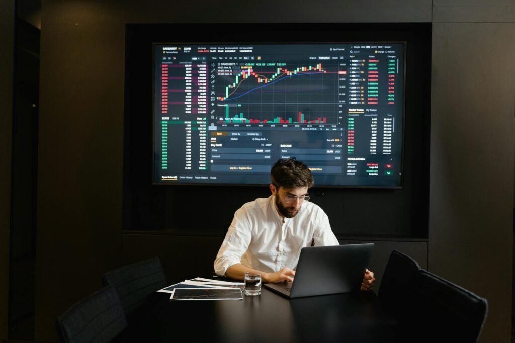 market rotation - financial market analysts stock professional business image