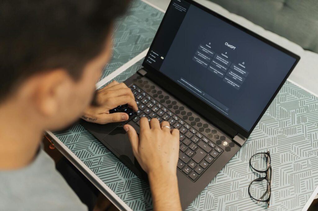 MBA in AI - business professionals AI technology professional business image
