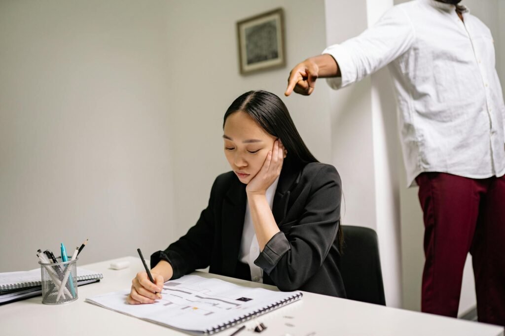 race-based harassment lawsuit - workplace discrimination lawsuit meeting professional business image
