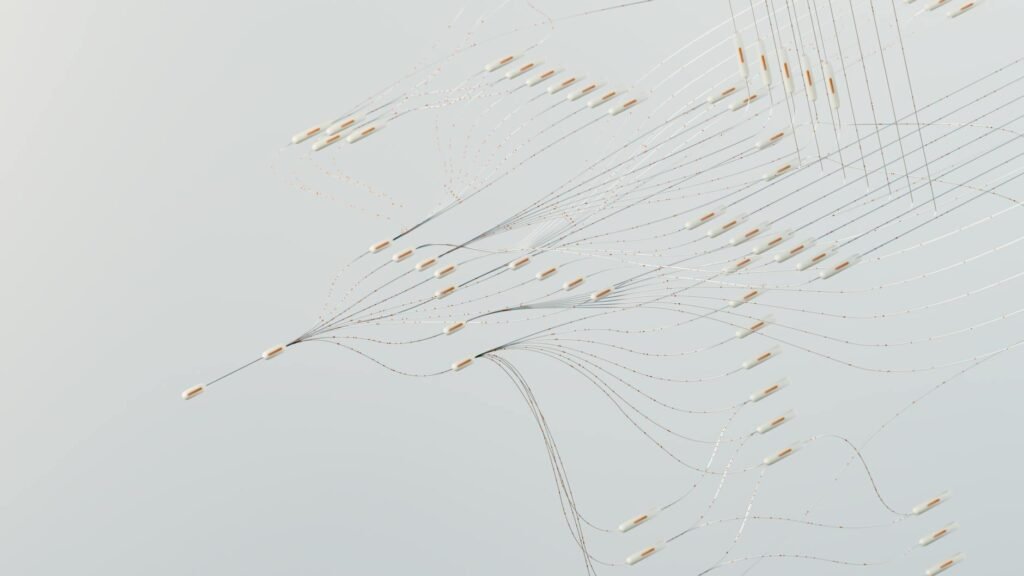 AI connectivity - AI infrastructure business network professional business image