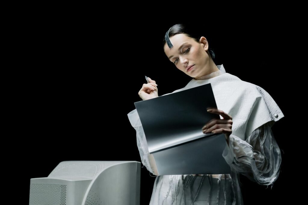 AI-enabled scientist - AI scientist in high-tech professional business image