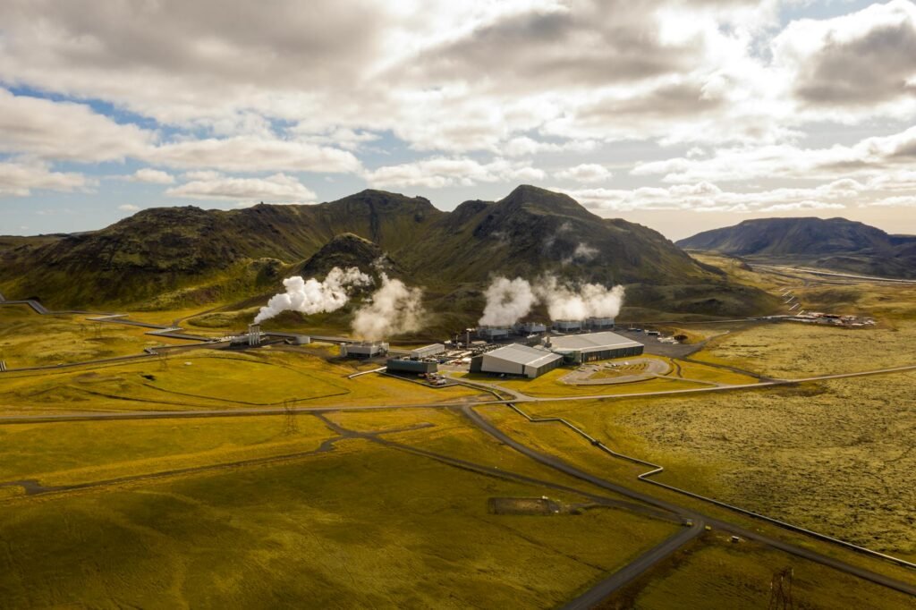 AI geothermal energy - AI-powered geothermal energy tech professional business image