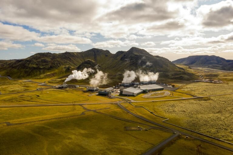 AI geothermal energy - AI-powered geothermal energy tech professional business image